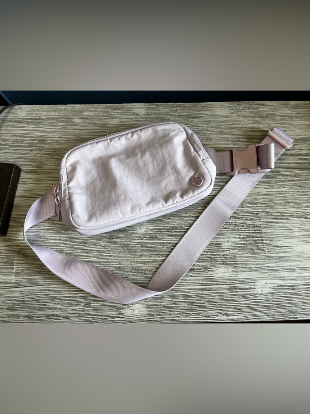 New! PANDER Pale Pink Nylon Pouch with Zipper